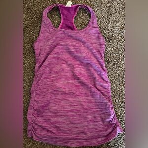 Danskin Now Purple Racerback Tank Top